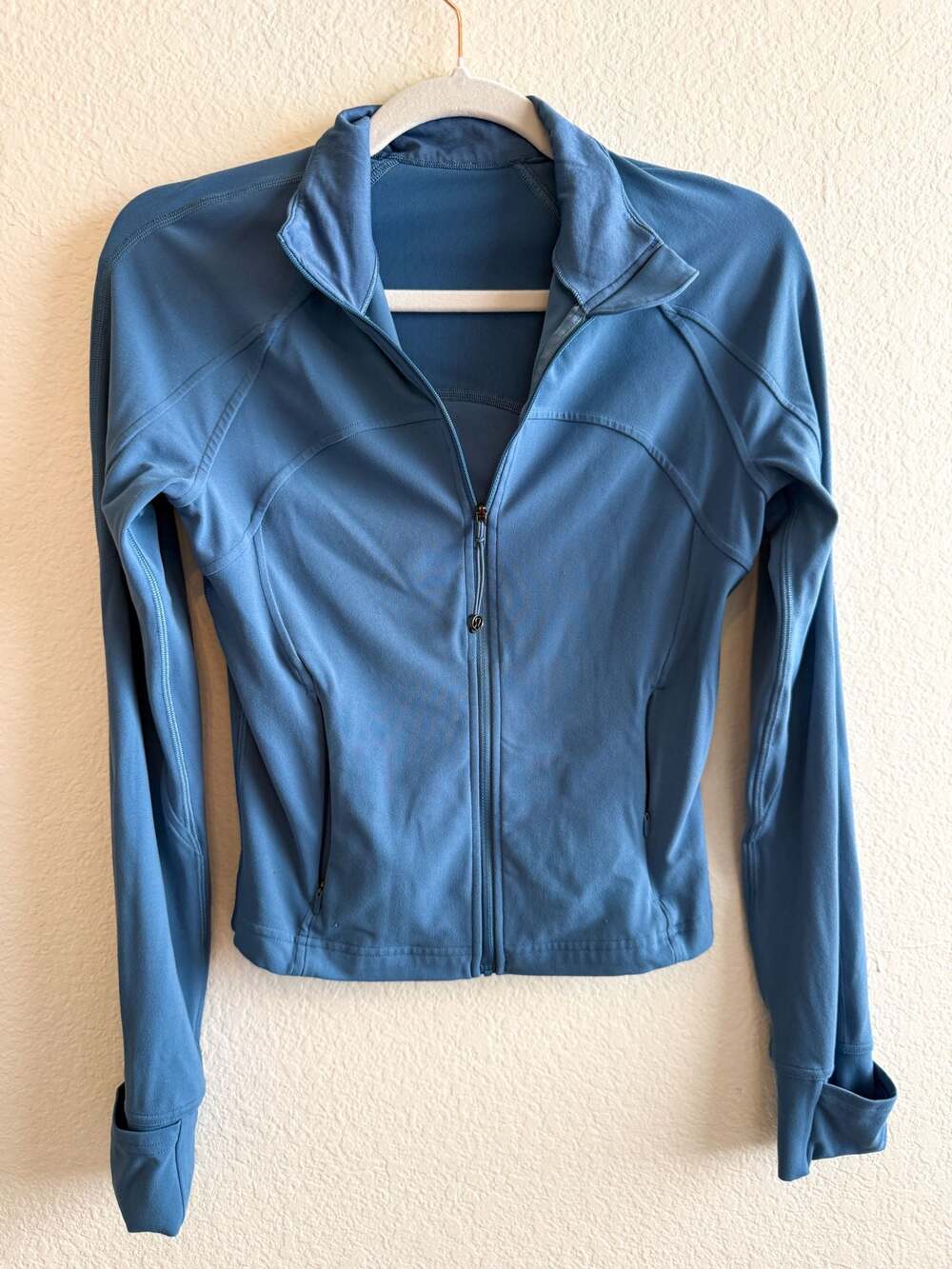 Lululemon Nulu Cropped Define Jacket in Denim Blue